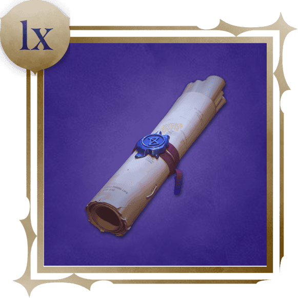 Identification Scroll Icon